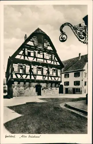 Ansichtskarte Gaildorf Straßenpartie - Altes Bräuhaus 1953