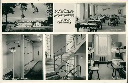 Ansichtskarte Torfhaus (Harz)-Altenau Gustav - Bratke - Jugendherberge 1957