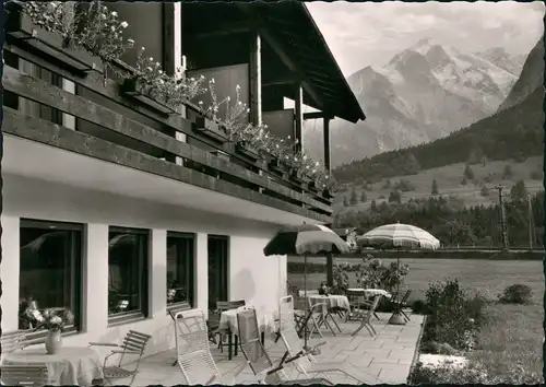 Ansichtskarte Grainau HAUS BAYERN Hotel garni 1963