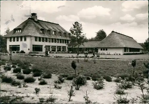 Ansichtskarte Soltau Haus Heidland Inh. L. Lübelsmeyer 1964