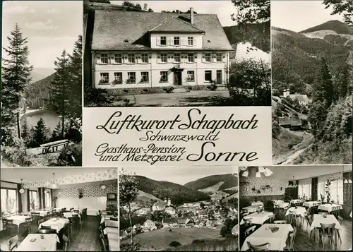 Bad Rippoldsau-Schapbach Gasthof Pension und Metzgerei zur Sonne 1967
