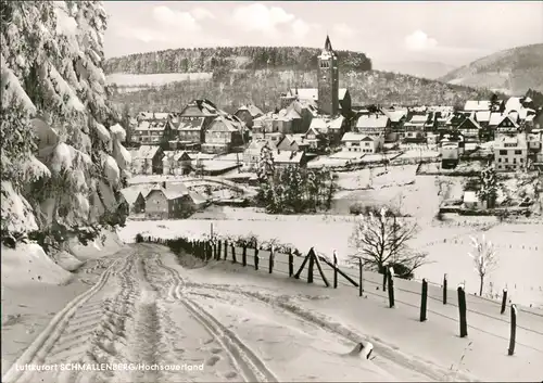Ansichtskarte Schmallenberg Panorama-Ansicht Winter im Hochsauerland 1965
