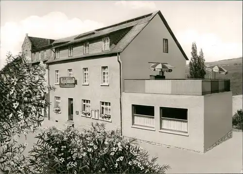 Assmannshausen am Rhein-Rüdesheim (Rhein) Gasthaus Pension Aulhausen 1960