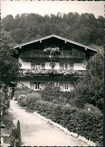 Ramsau bei Berchtesgaden Unterkunft Landhaus Almrausch Gumerer 1957
