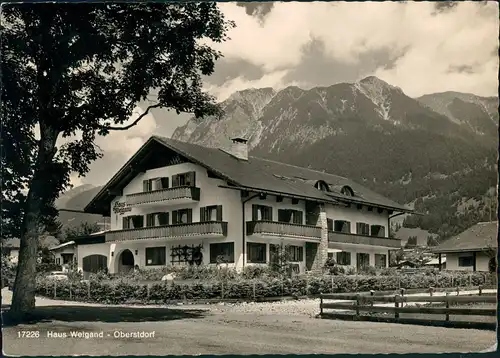Oberstdorf (Allgäu) Hotel-Pension Haus ,,Weigand" im Sachsenweg 1966