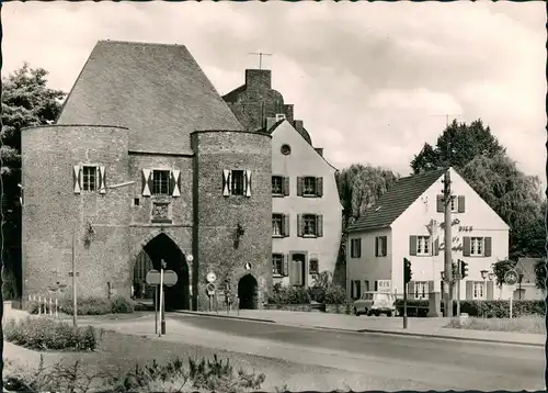 Ansichtskarte Bergheim Stadttor Strassen Partie Echtfoto-AK 1960