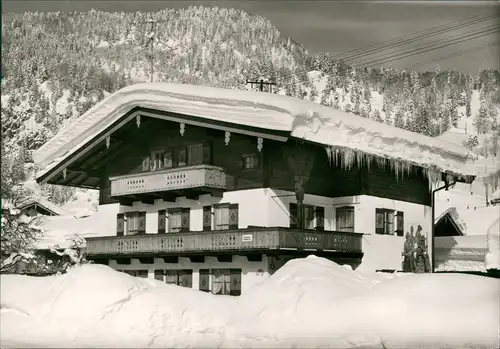 Ansichtskarte Reit im Winkl Fremdenheim Anna Schlechter Weitseestraße 5 1960