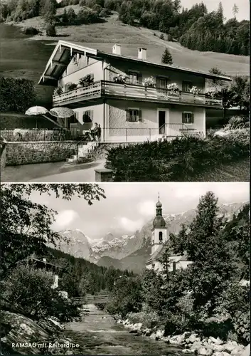 Ramsau bei Berchtesgaden HAUS BUCHENECK - Bes. Theo Maier, Panorama Blick 1960