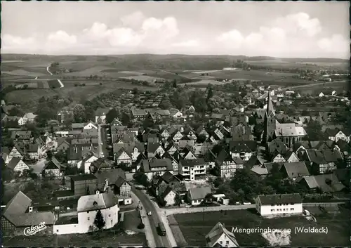 Mengeringhausen-Bad Arolsen Luftbild Überflugkarte Luftaufnahme Aerial View 1964