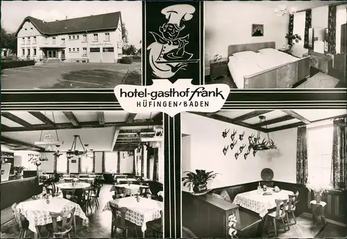 Ansichtskarte Hüfingen Hotel - Gasthof ,,Frank", Hüfingen Baden 4 Bild 1964