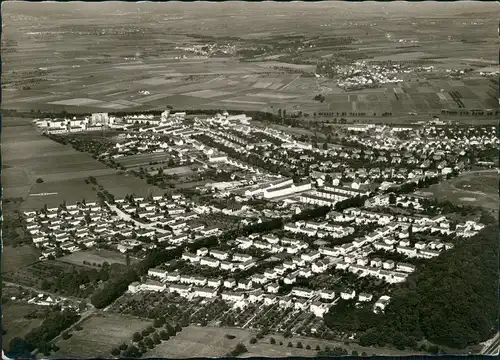 Ansichtskarte Bad Vilbel Luftbild aus großer Höhe 1963