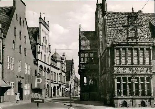 Ansichtskarte Lemgo Ratsapotheke, Apotheke Mittelstraße 1965