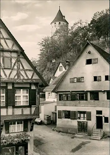 Biberach an der Riß Wohnhäuser Häuser Partie Am Weberberg 1960