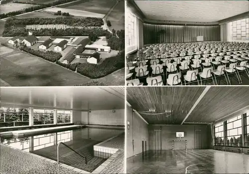 Ansichtskarte Vossenack 4 Bild: Franziskus Gymnasium Luftbild 1964