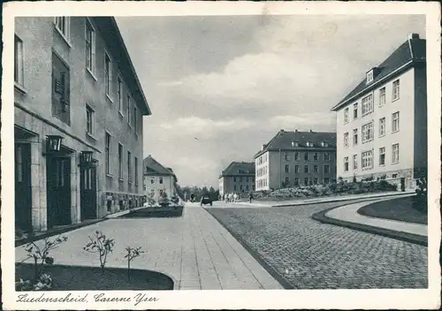 Ansichtskarte Lüdenscheid Kaserne Yser - Straße 1940