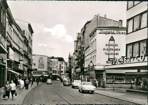 Ansichtskarte Harburg-Hamburg Wilsdorfer Straße, VW Käfer 1963