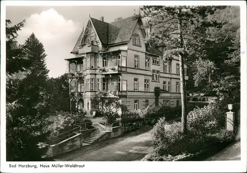 Ansichtskarte Bad Harzburg Haus Müller-Waldtraut Amsbergstraße 6 1958