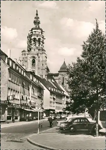 Ansichtskarte Heilbronn Kirchbrunnenstraße VW Käfer Beetle 1974