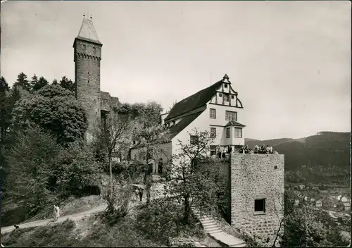 Hirschhorn (Neckar) Partie am Schloß-Hotel, Inh. A. Melzer 1963