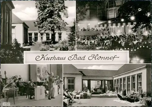Ansichtskarte Bad Honnef Kurhaus 4 Echtfoto-Ansichten Mehrbildkarte 1964