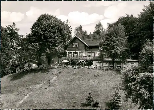 Ansichtskarte Bad Harzburg Waldgasthaus Gaststätte Sennhütte 1960