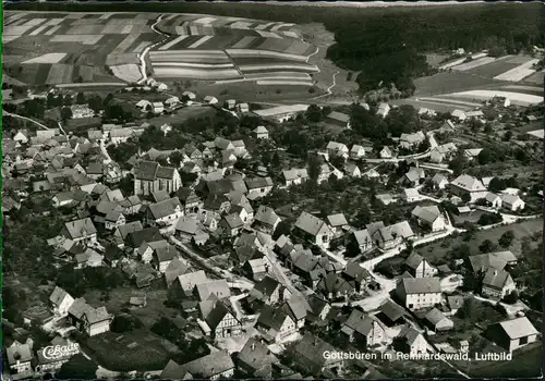 Ansichtskarte Gottsbüren-Trendelburg Luftbild 1968