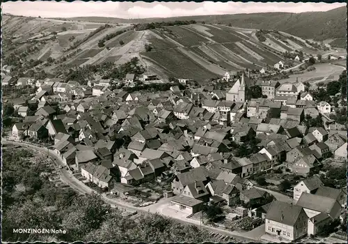 Ansichtskarte Monzingen Stadtpartie 1963
