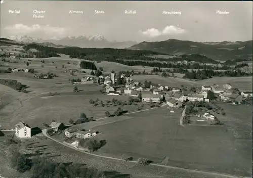 Ansichtskarte Oberreute (Schwaben) Luftbild 1973