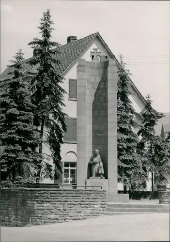Ansichtskarte Freudenberg (Baden) am Main Partie am Kriegerdenkmal 1963