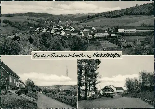 Ansichtskarte Heckelsiefen-Oberwiehl 3 Bild Gustav Friedrich Siedlung 1964