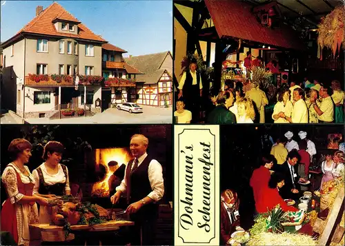 godelheim-Höxter (Weser) Dohmann Scheunenfest, Unterkunft Hotel Gasthaus 1970