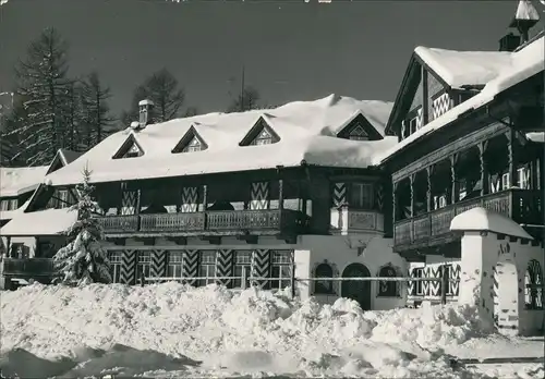 Cartoline Meran Merano Berg Hotel Monte San Vigilio 1963