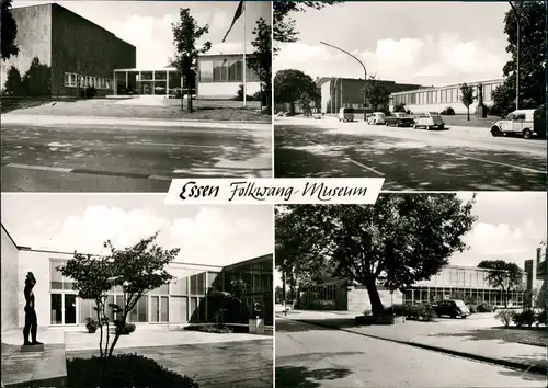 Essen (Ruhr) Stadtteilansichten 4 Ansichten Folkwang-Museum 1972