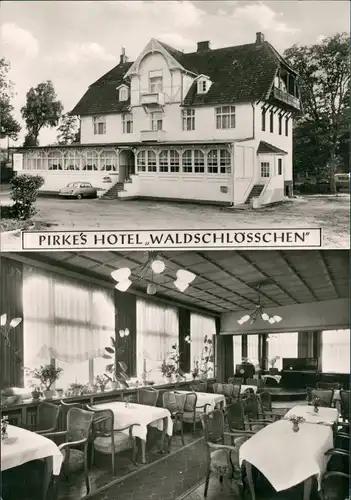 Ansichtskarte Rotenburg (Wümme) PIRKE'S HOTEL - WALDSCHLOSSCHEN 2 Bild 1961
