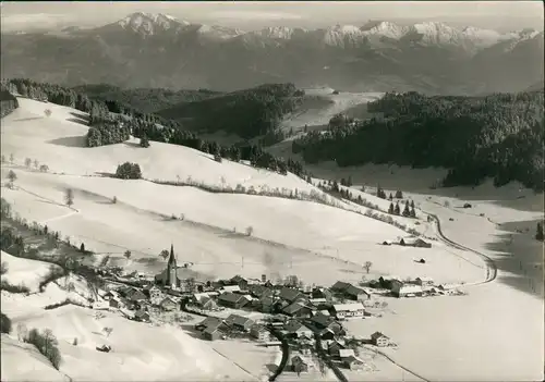 Ansichtskarte Missen-Wilhams (Allgäu) Skigebiet 1973