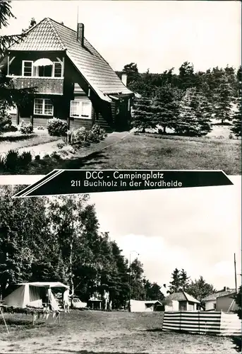Ansichtskarte Buchholz in der Nordheide DCC - Campingplatz 2 Bild Zelte 1969