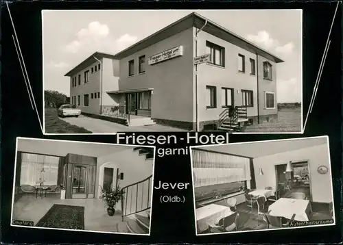 Ansichtskarte Jever FRIESEN-HOTEL garni MB 1966