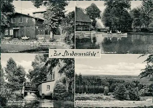 Ansichtskarte Neumühlen-Neetze Zur Lindenmühle - 4 Bild 1961