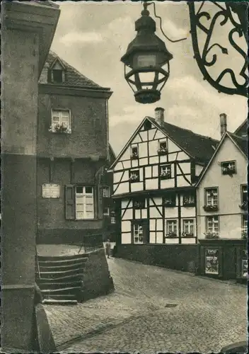 Ansichtskarte Mülheim an der Ruhr Bogenstraße - Tersteegenhaus 1961