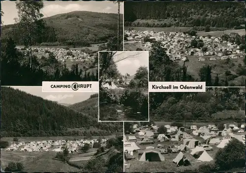 Ansichtskarte Kirchzell (b. Amorbach) MB Campingplatz Haupt 1972
