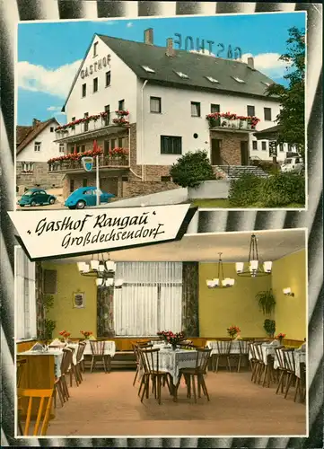 Dechsendorf Großdechsendorf Gasthof Gaststätte RANGAU Bes. K. Schmitt 1973