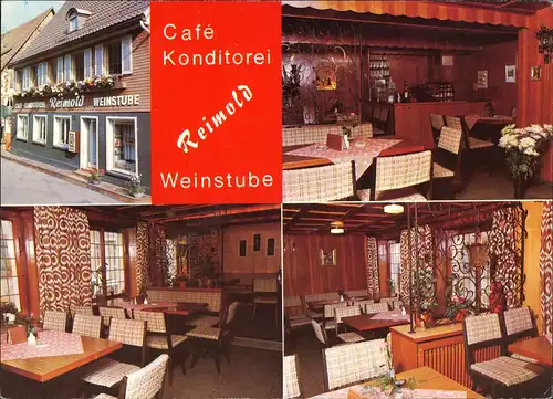 Alpirsbach Café Konditorei Weinstube REIMOLD Aischbachstrasse 1970