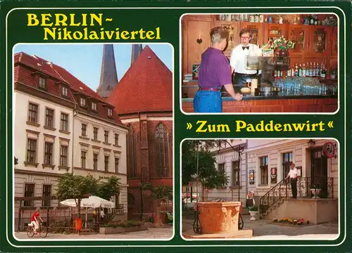 Mitte-Berlin Bierstube Nikolaiviertel Zum Paddenwirt R. Matzky 1995