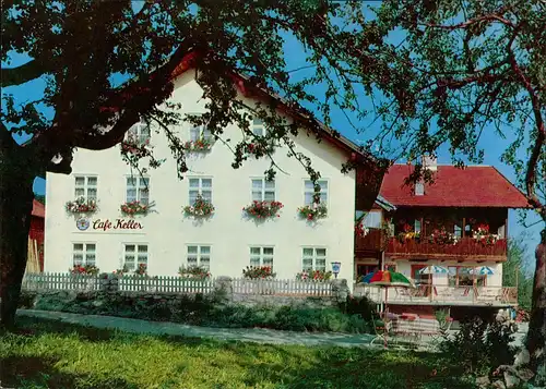 Pfronten (Allgäu) Café Unterkunft Pension Hans Keller OT Kappel Allgäu 1975