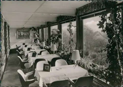 Ansichtskarte Haan (Rheinland) Café - Restaurant „HAUS SONNECK" 1959