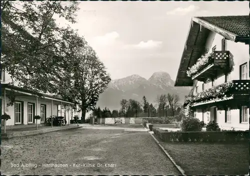 Ansichtskarte Bad Aibling Harthausen Kurklinik Knarr Straße 1964