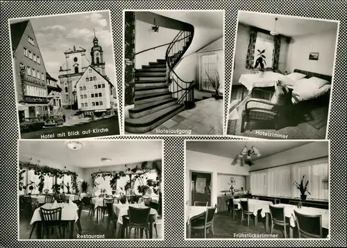 Ansichtskarte Neckarsulm HOTEL NECKARSULMER HOF - Mehrbild 1966