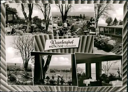 Ansichtskarte Höxter (Weser) PLÖGERS HOTEL WESERBERGHOF 1962