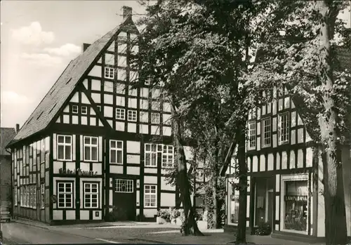 Ansichtskarte Halle (Westfalen) Bahnhofstraße, Hotel Brune 1971