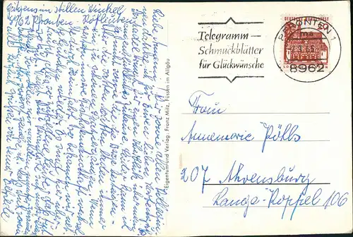 Ansichtskarte Pfronten (Allgäu) Leporello Stadtansichten 1965 Leporello